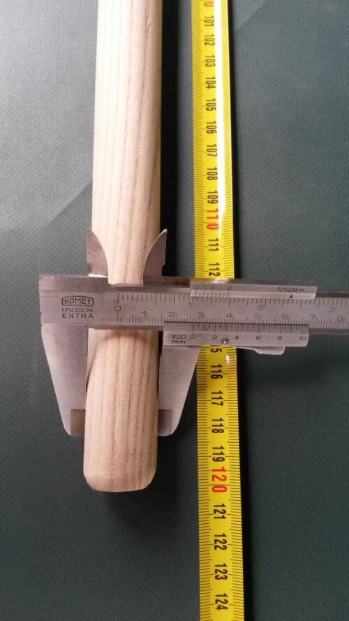 Násada dřevěná 120 cm/ 25 mm rovná - 1