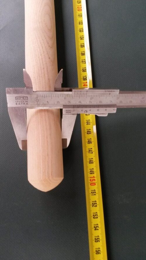 Násada dřevěná jasanová 150 cm/ 33 mm rovná - 1
