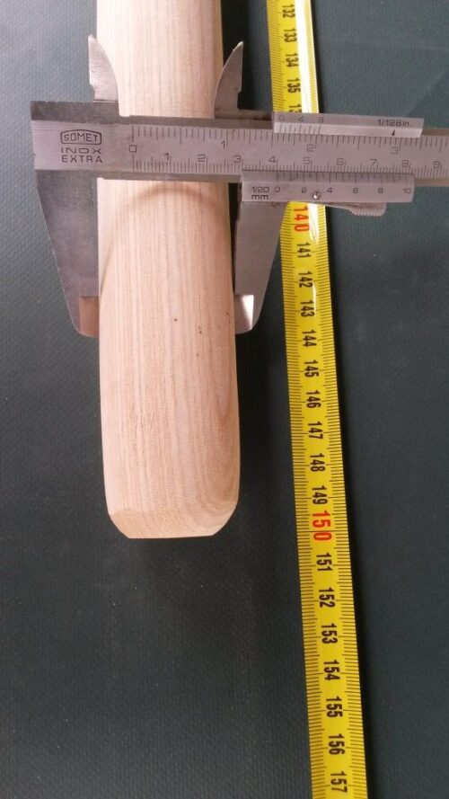 Násada dřevěná jasanová 150 cm/ 40 mm rovná - 1