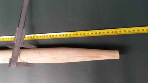 Násada dřevěná jasanová 150 cm/ 40 mm tvarovaná - 1