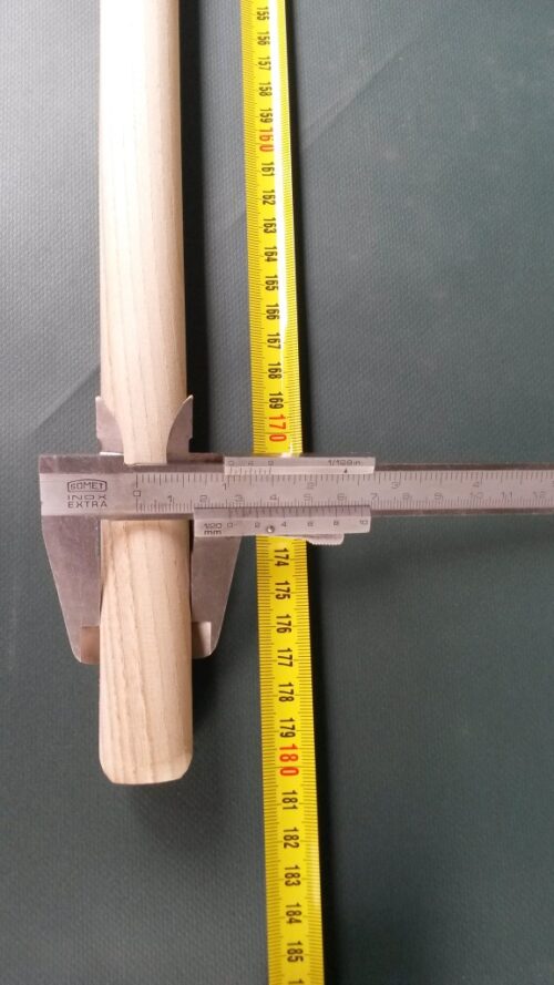 Násada dřevěná 180 cm/ 25 mm rovná - 1