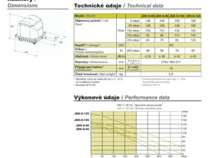Membránové dmychadlo SECOH JDK-S-60 - 1
