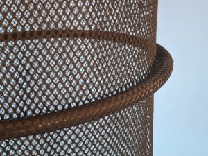 Vezírek 200 x 36 cm, 4 kruhy, stahovací, polyester černý, oko šestibok 7×5 mm - 1