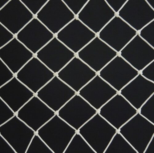 Síťovina uzlová pletená polyethylen (PET) – multifil 45×45/2,5 mm bílá - 1