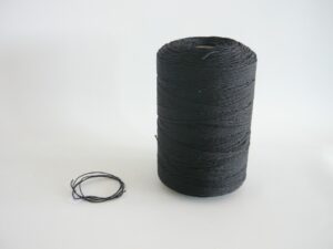 Provázek polyethylen (PET) Ø 1,4 mm/ 1 kg skaná, černá - 1