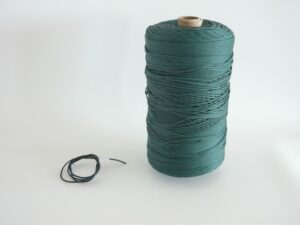 Provázek polyethylen (PET) Ø 2,5 mm/ 2 kg pletená, tmavě zelená - 1