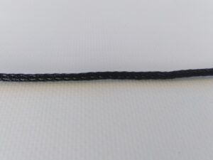 Provázek polyethylen (PET) Ø 2,5 mm/ 1 m pletená, černá