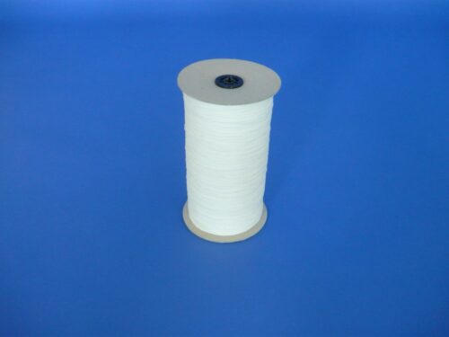Provázek polyester (PES) Ø 0,9 mm/ 1 kg, pletená, bílá - 1