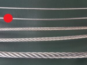 Ocelové lano 3 mm (6×19) zinkované
