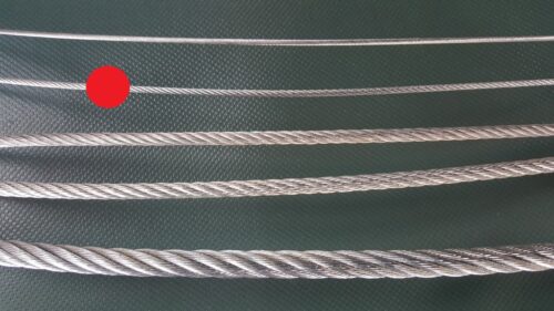 Ocelové lano 3 mm (6×19) zinkované - 1