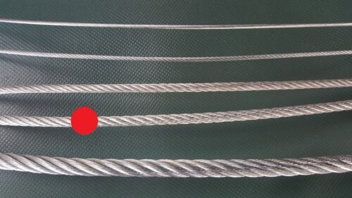 Ocelové lano Ø 6 mm zinkované - 1