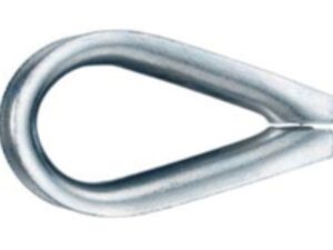Očnice lanová (srdcovka) 4 mm zinkovaná ocel