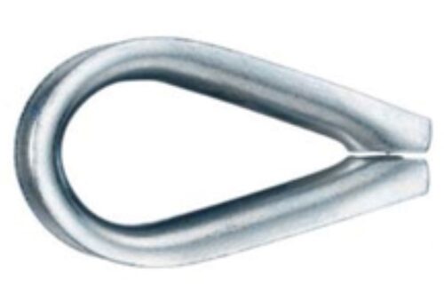 Očnice lanová (srdcovka) 4 mm zinkovaná ocel - 1