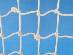 Dekorační síť / bavlněná síť – ručně pletená N 0,8 x 2,2 m, bavlna 80/7,0 mm - 2