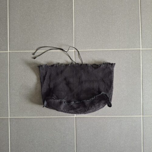 Výplet – síťka N 35 cm/ 5×5 mm hl. 20 cm se dnem černá - 1