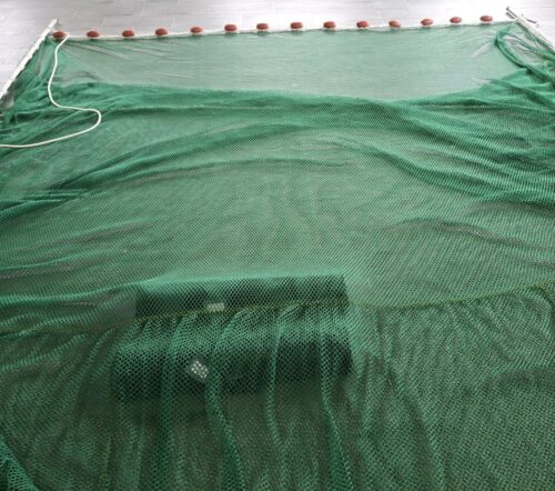 Vatka sádková s nerezovými žezly N 4 x 5 m PAD 15×15/2,0 mm zelená bezuzlová - 1